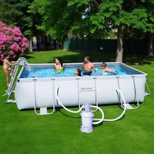 Каркасный бассейн Bestway 56255, 404 х 201 х 100 см., с песочным фильтр-насосом